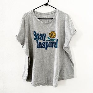 Old Navy “Stay Inspired” Graphic Tee-3X